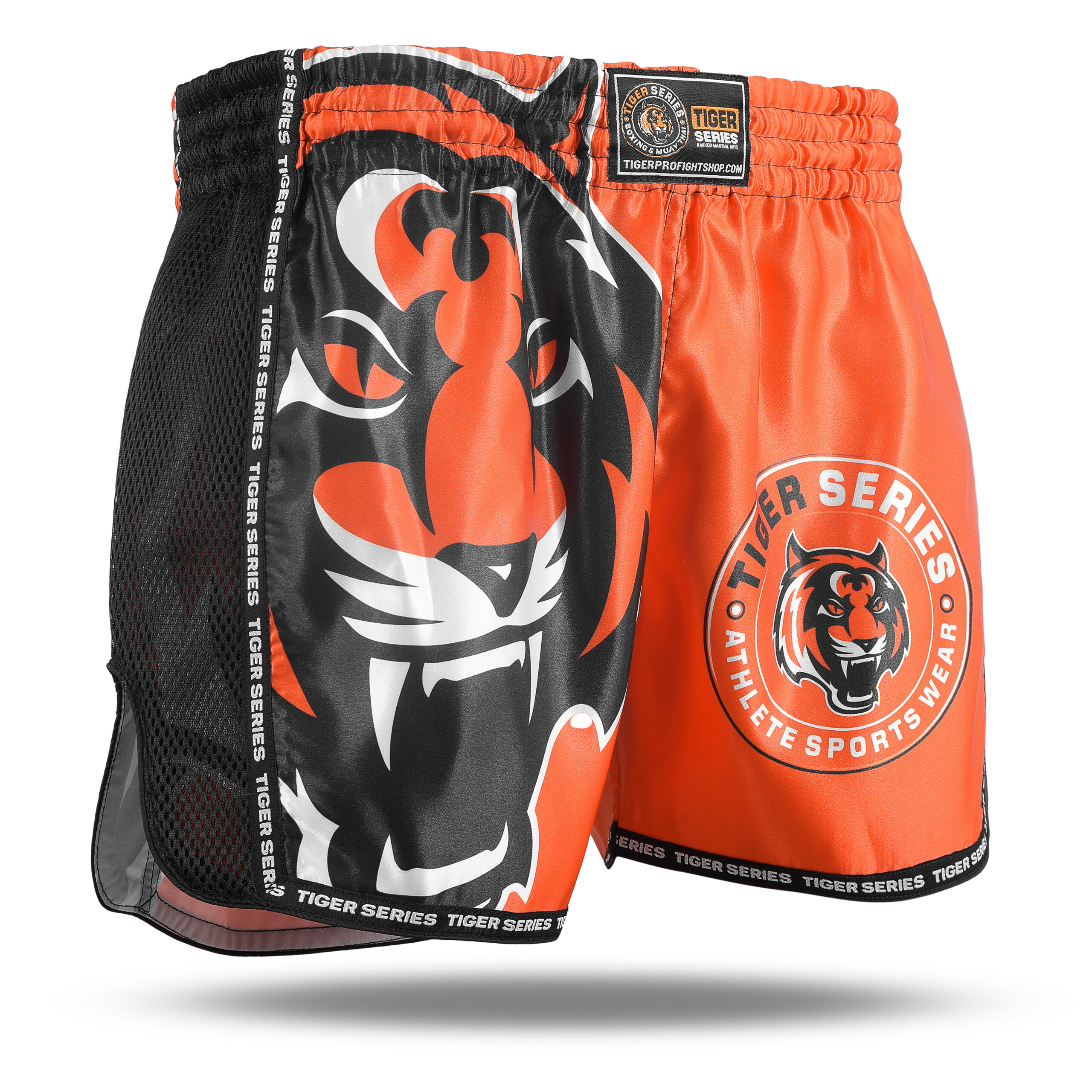 TUFF Sport Thai Boxing Shorts Red - Tiger Series Athlete Sports Wear