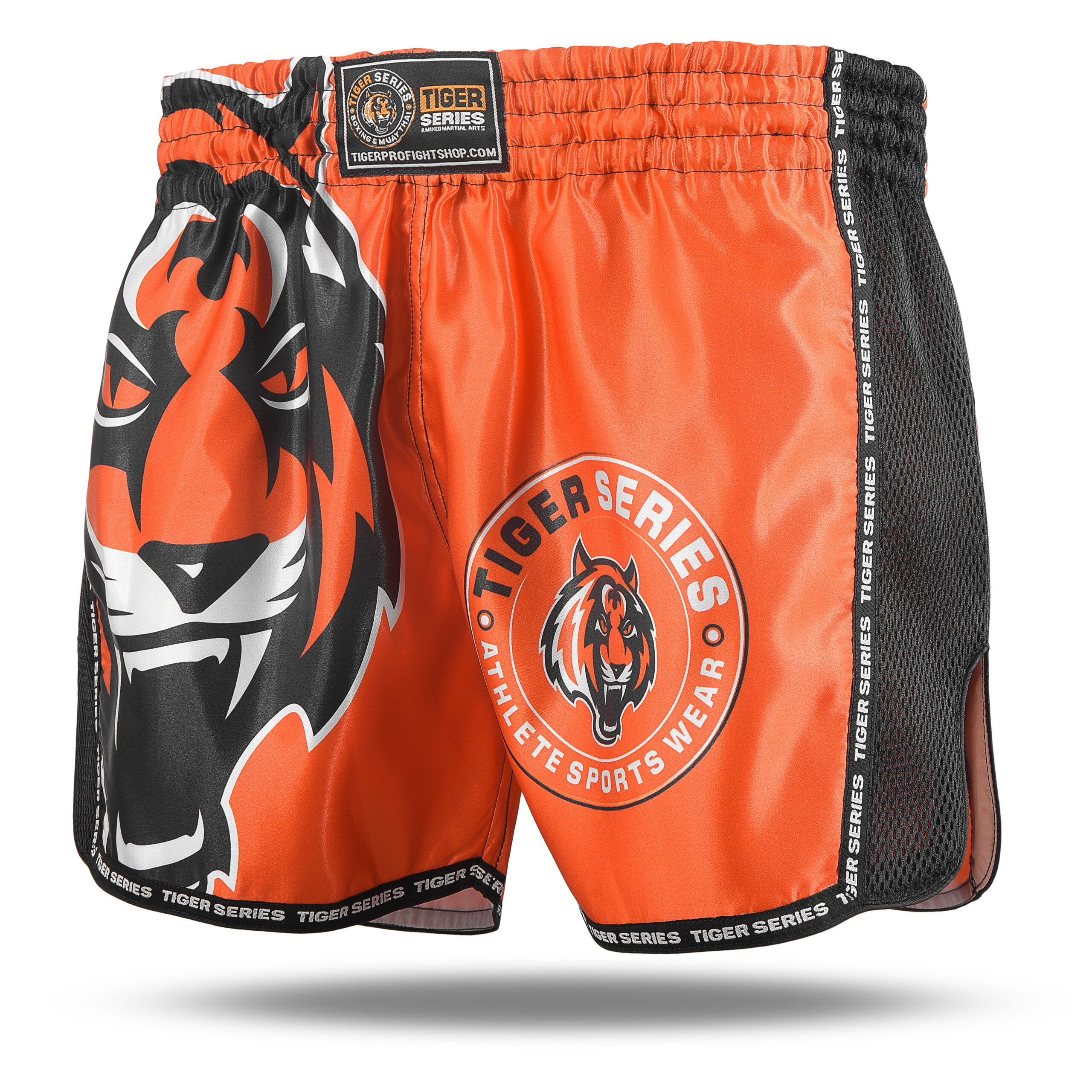TUFF Sport Thai Boxing Shorts Red - Tiger Series Athlete Sports Wear