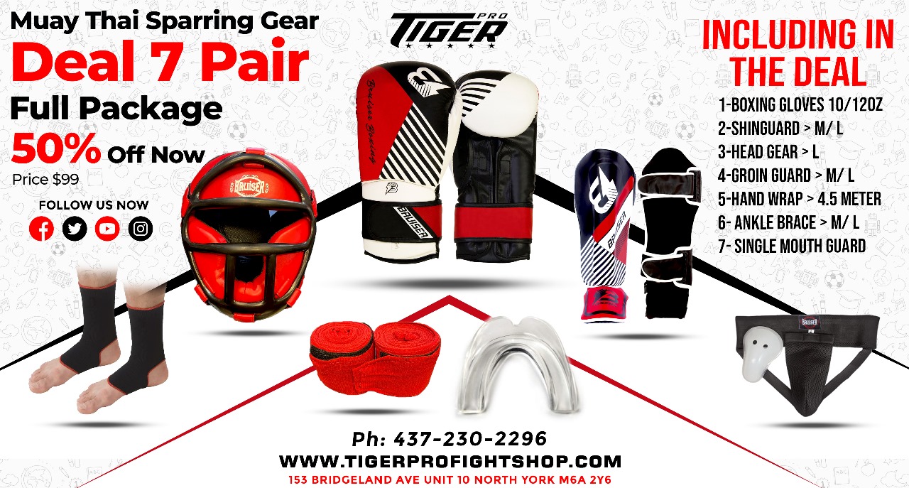 7pair Muay Thai Sparring Gear Deal For Limited Time !