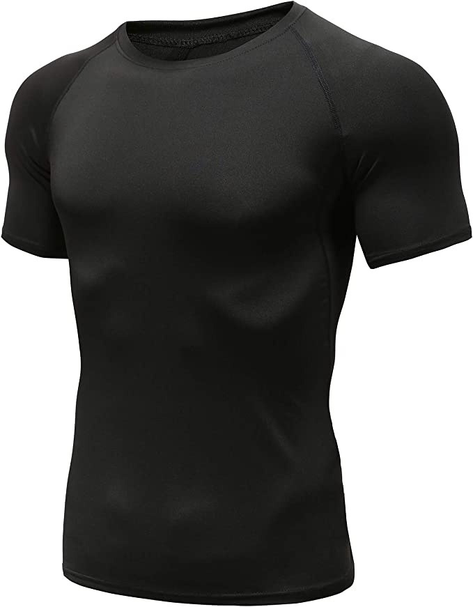 MMA Rash guard Solid Short Sleeve - Tiger Series Athlete Sports Wear