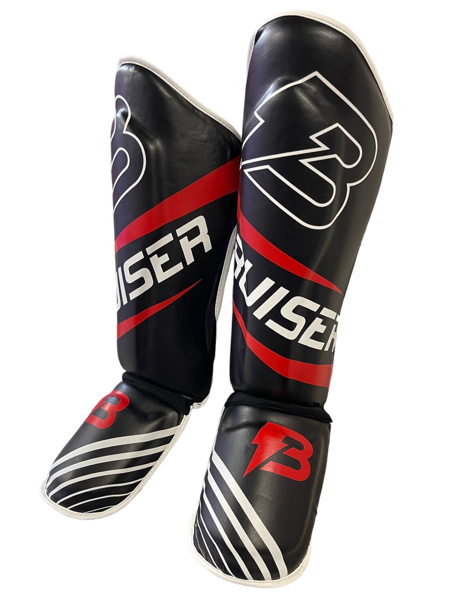 Sparring Shin guards with instep for Muay Thai and MMA