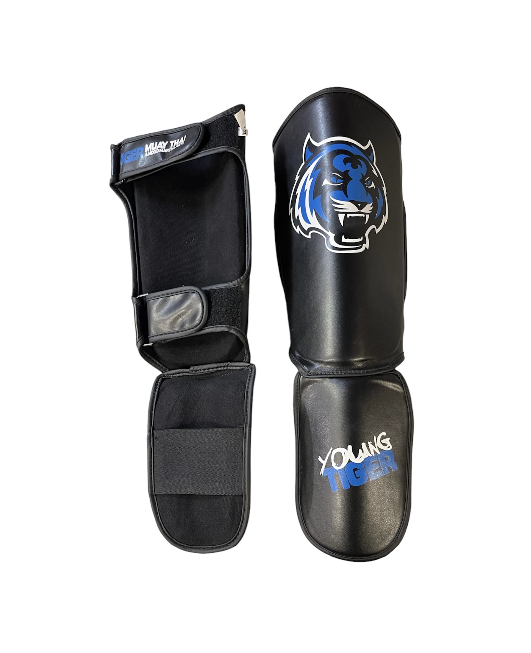 Youth Sparring Shin guards with instep for Muay Thai and MMA