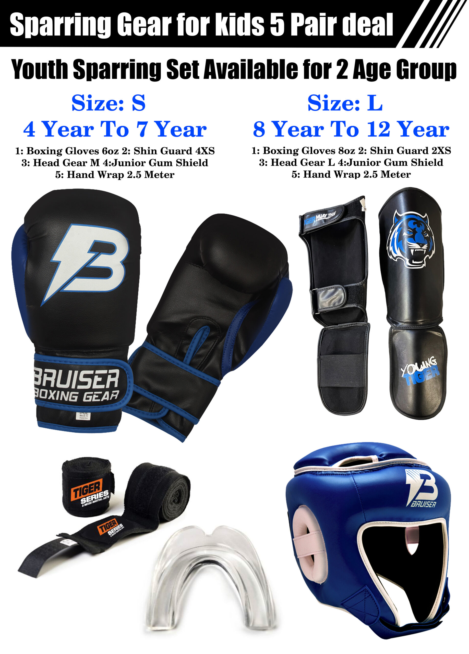 Youth 5 pair Sparring Set Deal