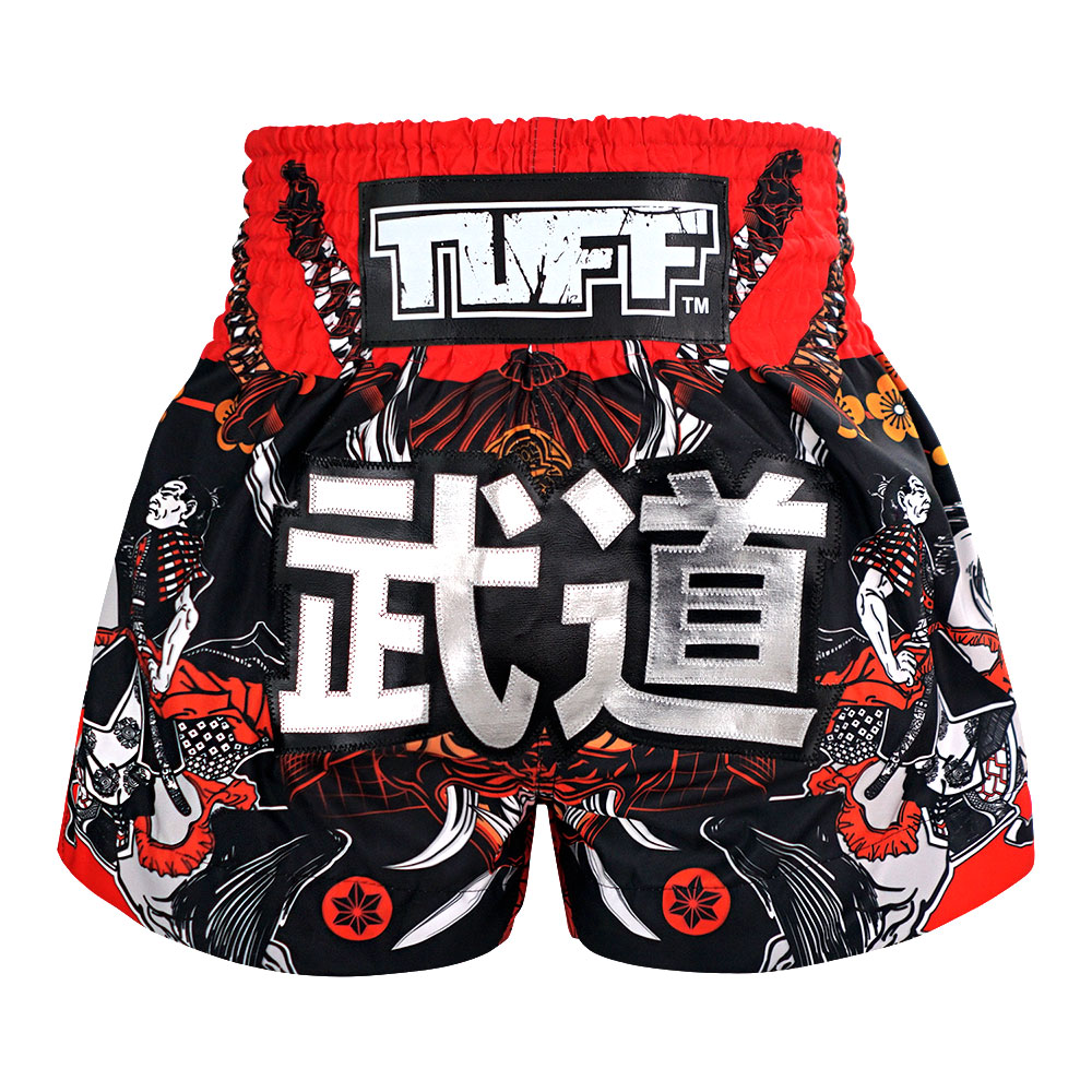 TUFF Sport Thai Boxing Shorts Red/Black