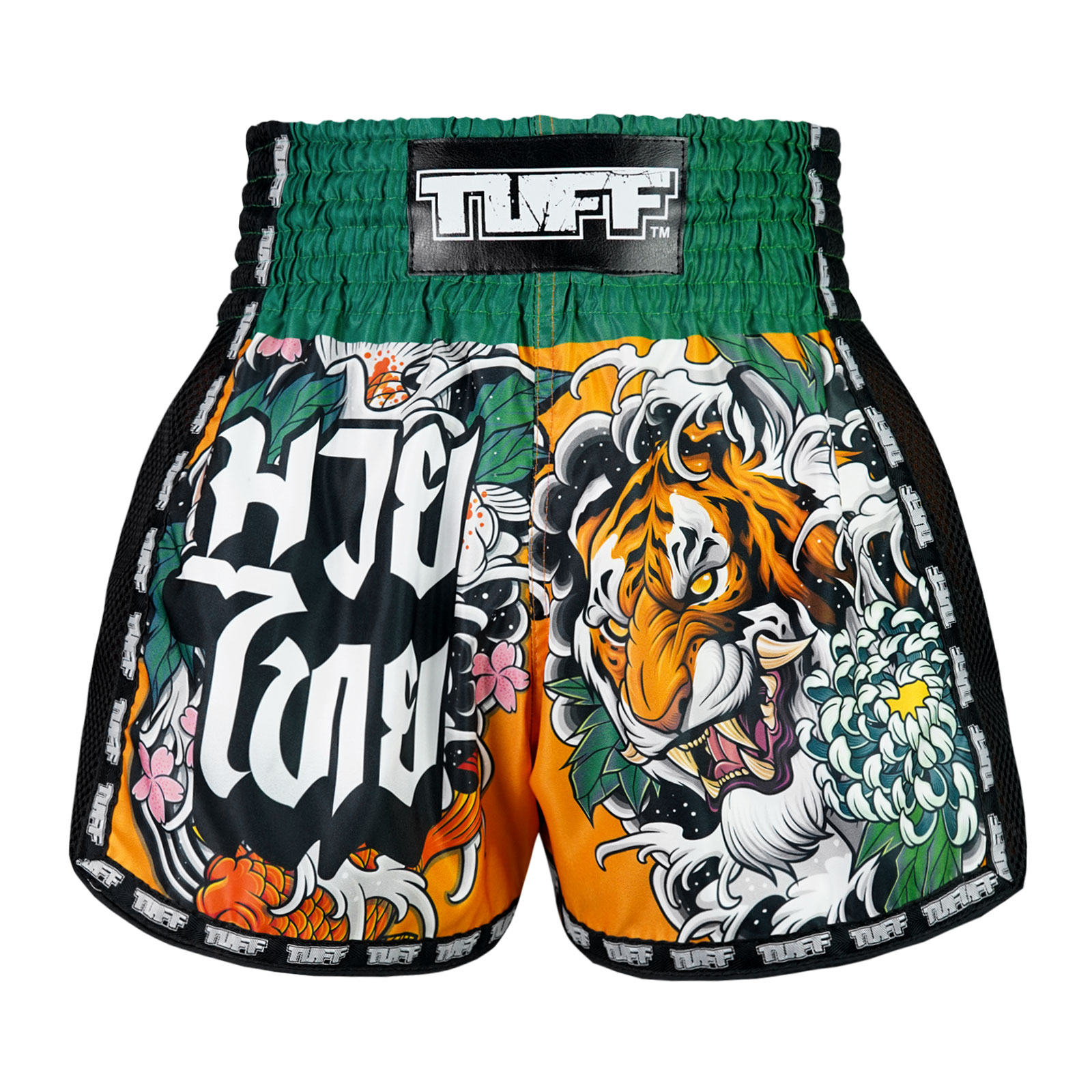 TUFF Sport Thai Boxing Shorts Green