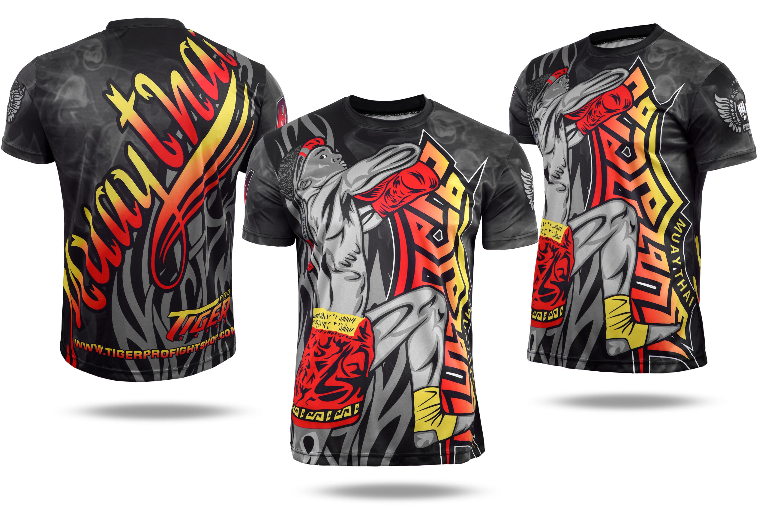 Fighter 3D Graphic Dry Fit T Shirt A