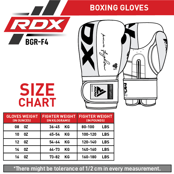 RDX F4 BOXING SPARRING GLOVES HOOK & LOOP