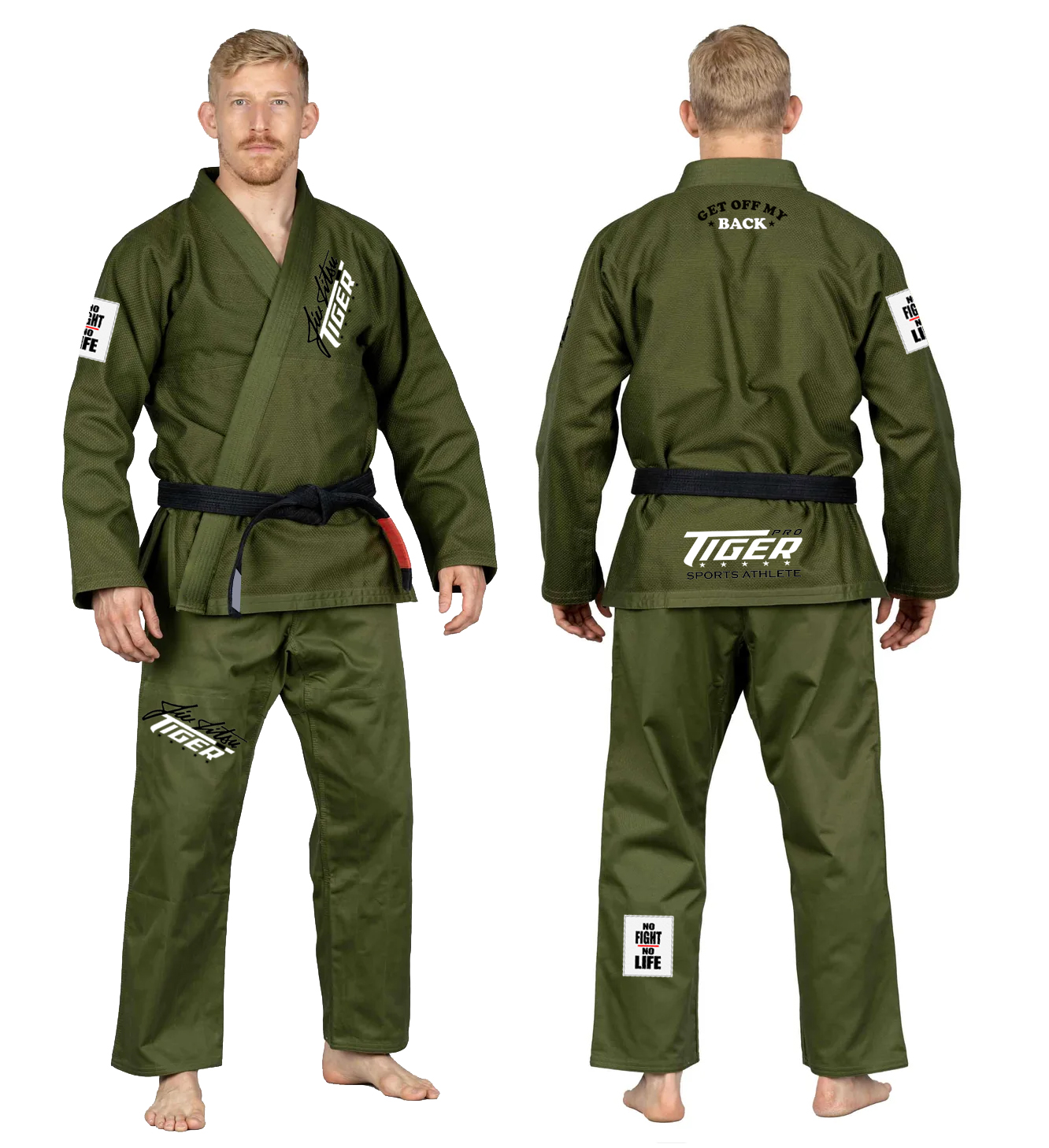 BJJ Kimono Army Green New