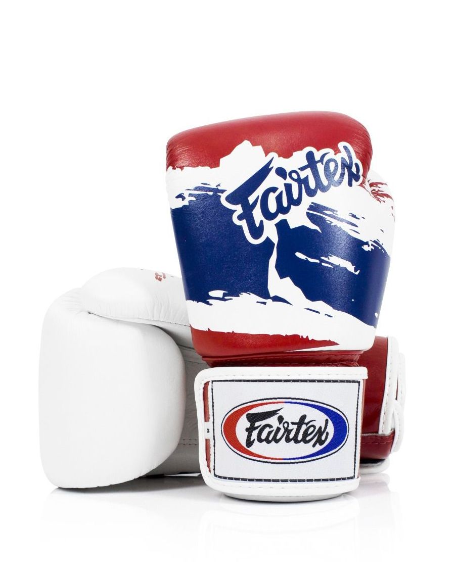 Fairtex Unisex Thai Pride Limited Edition Tight Fit Leather Boxing Gloves